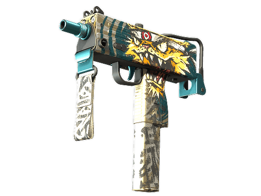MAC-10 | Cat Fight (Well-Worn)