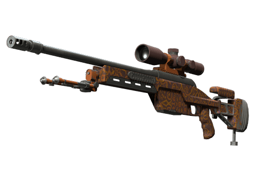 SSG 08 | Orange Filigree (Well-Worn)