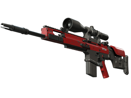 SCAR-20 | Crimson Web (Field-Tested)