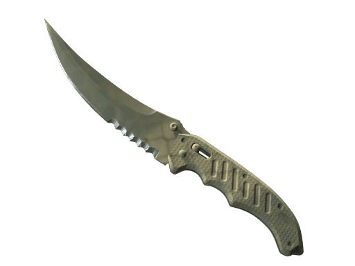 ★ Flip Knife | Safari Mesh (Battle-Scarred)