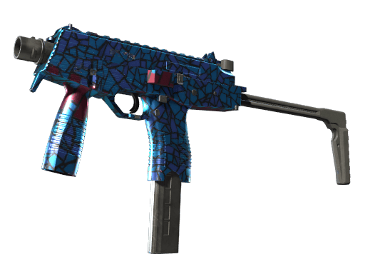 MP9 | Stained Glass (Battle-Scarred)