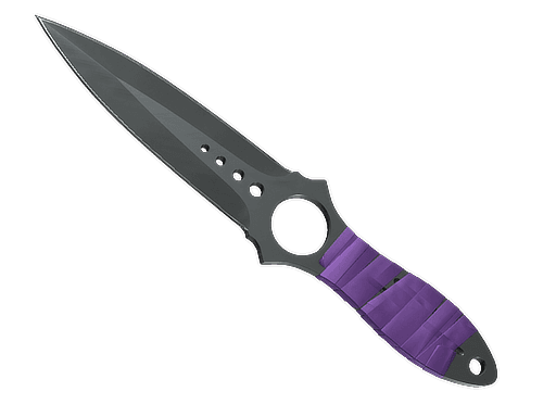 ★ Skeleton Knife | Ultraviolet (Well-Worn)