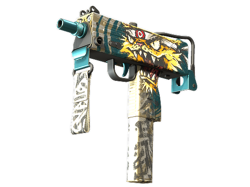 MAC-10 | Cat Fight (Well-Worn)