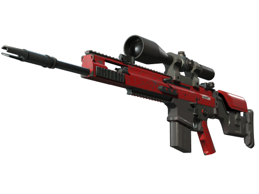 SCAR-20 | Crimson Web (Field-Tested)