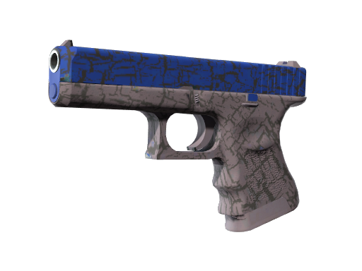 Glock-18 | Blue Fissure (Well-Worn)