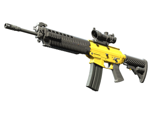 SG 553 | Bulldozer (Well-Worn)