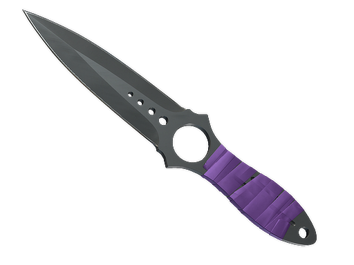 ★ Skeleton Knife | Ultraviolet (Well-Worn)