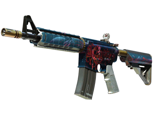M4A4 | Spider Lily (Battle-Scarred)